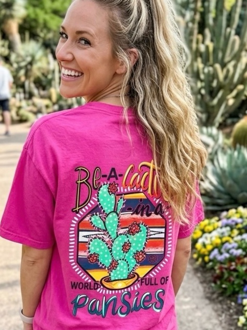 Girlie Girl Originals Hot Pink Graphic Tee - Large